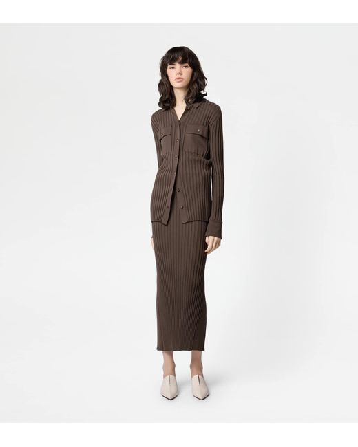 Tod's Brown Skirt