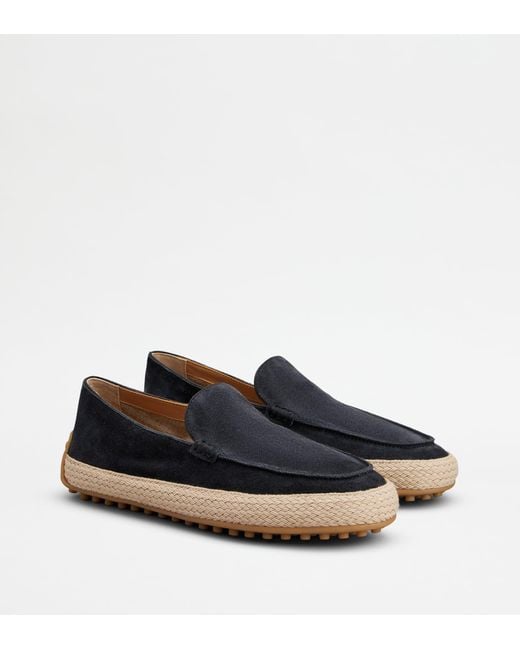 Tod's Blue Loafers for men