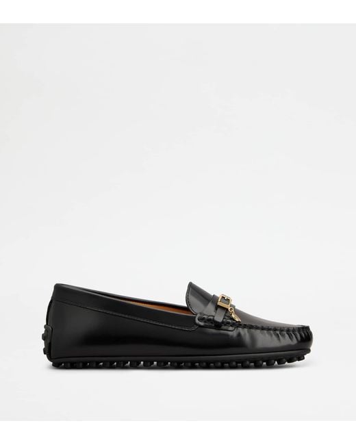 Tod's Black City Gommino Loafers