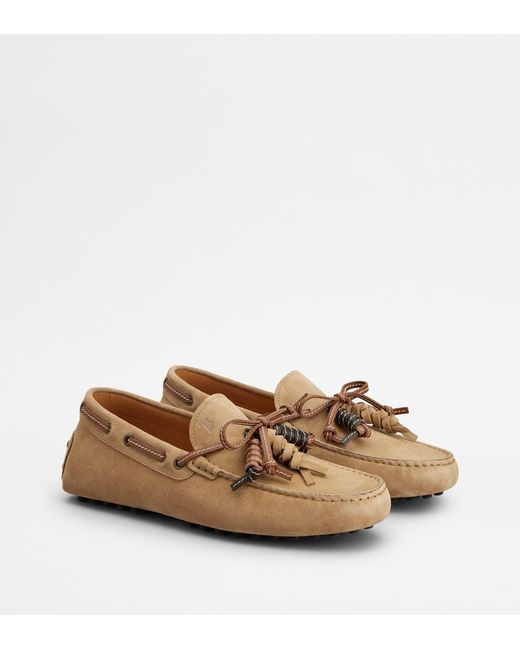 Tod's Natural Gommino Loafers for men