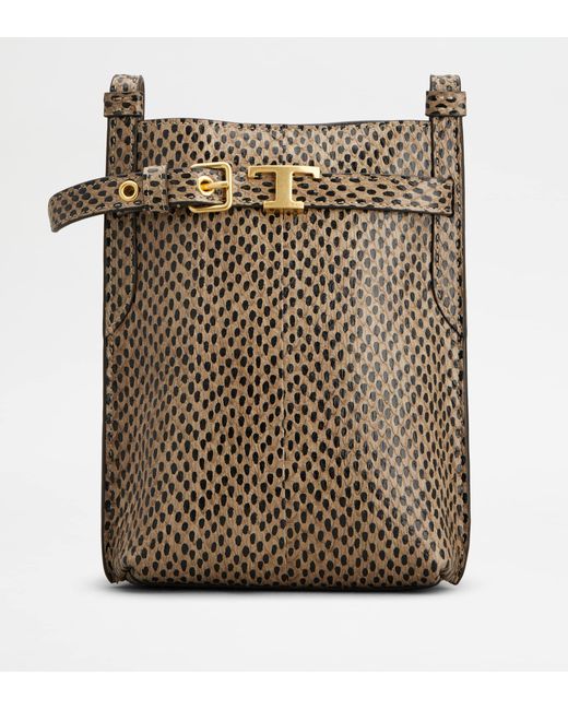 Tod's Metallic Phone Holder