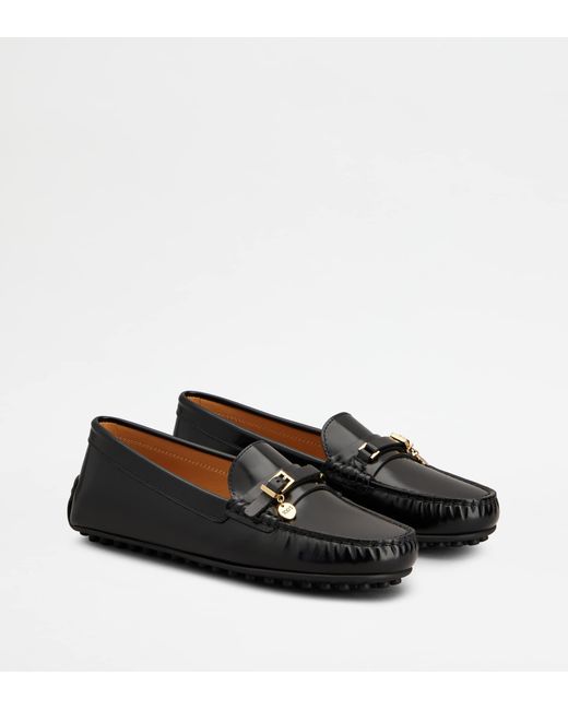 Tod's Black City Gommino Loafers