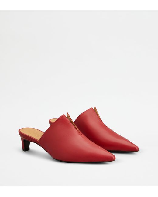 Tod's Red Mules