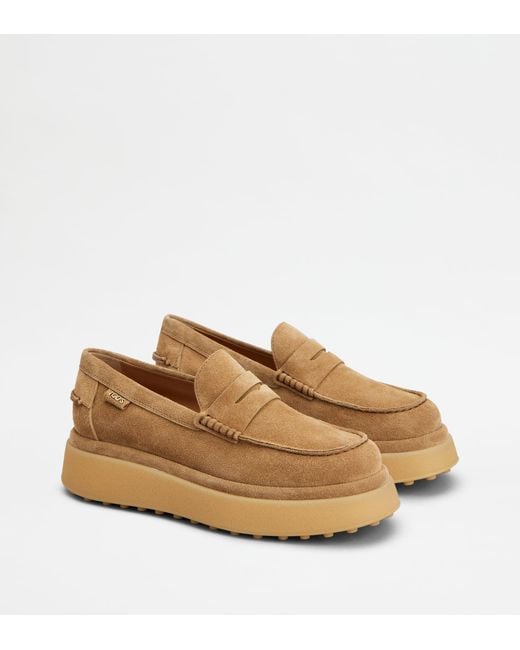 Tod's Natural Loafers