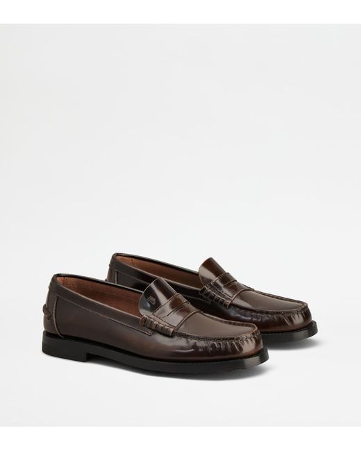 Tod's Black Loafers