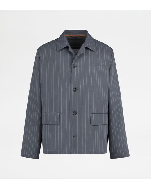 Tod's Blue Overshirt for men
