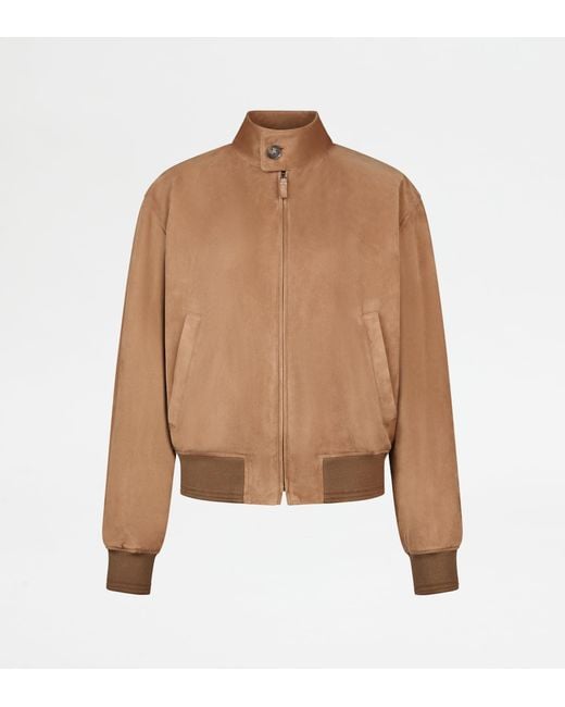 Tod's Brown Bomber Jacket