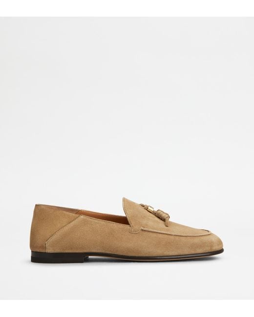 Tod's Natural Mule Loafers