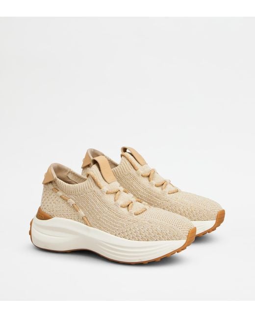 Tod's Natural Sock Sneakers