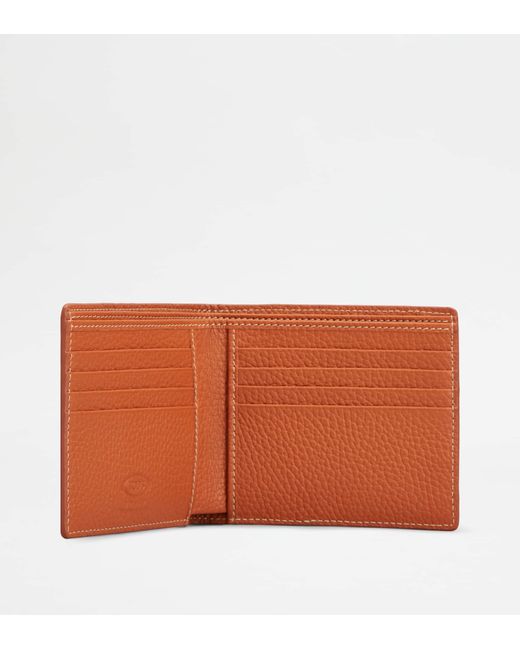Tod's Blue Wallet In Leather for men
