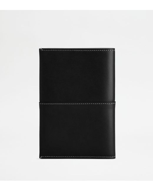 Tod's Black Passport Holder for men