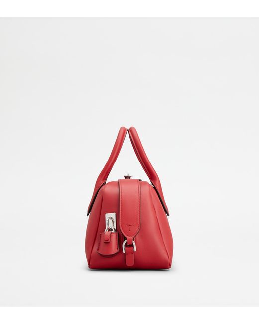 Tod's Red Darsena Aus Leder Small
