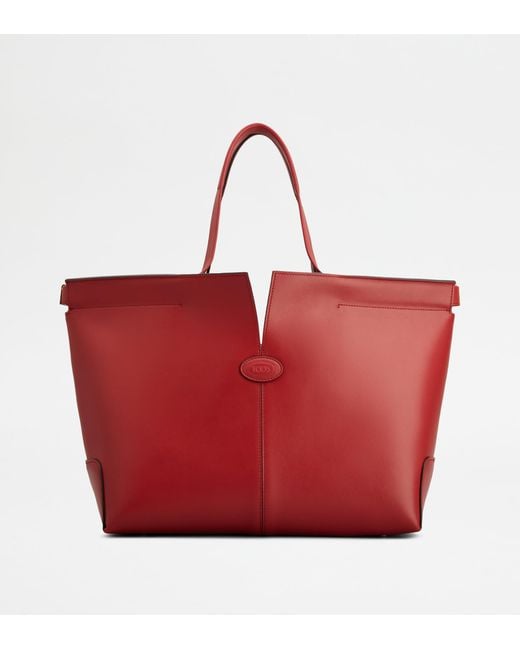 Di Bag Folio di Tod's in Red