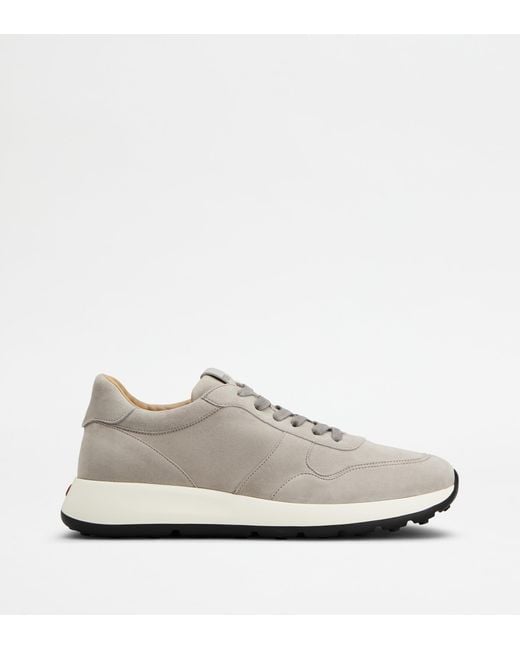 Tod's White Suede Sneakers for men