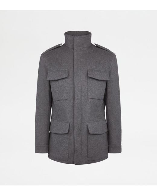 Tod's Gray Field Jacket for men