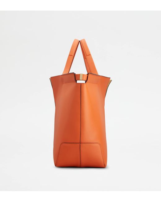 Tod's Orange Di Bag Folio
