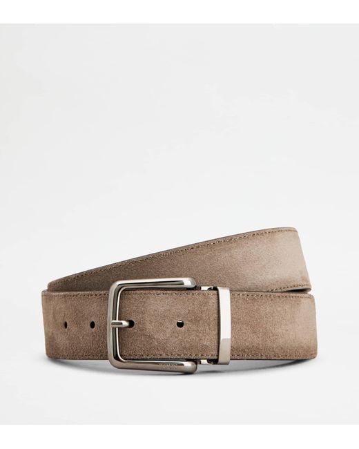 Tod's Black Adjustable And Reversible Blet for men