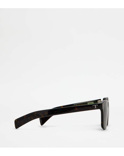 Tod's Green Squared Sunglasses for men