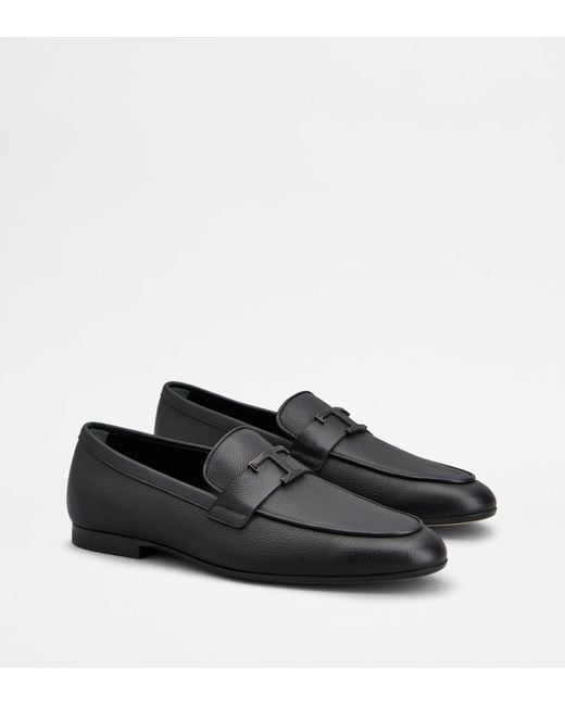 Tod's Black T Timeless Loafers for men