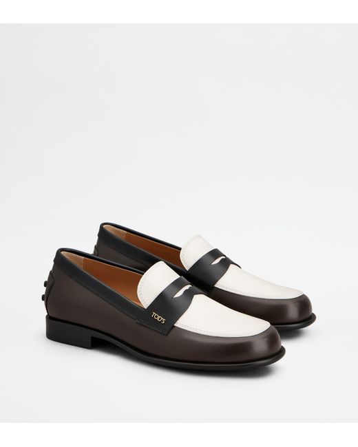 Tod's Black Loafers