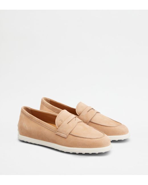 Tod's Natural Loafers