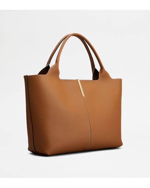 Tod's Brown Shopping Bag