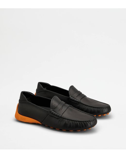 Tod's Black Loafers