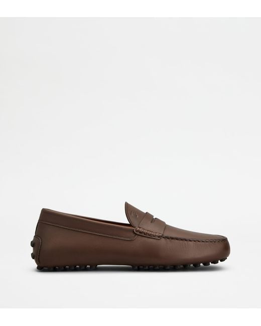 Tod's Brown Gommino Loafers for men