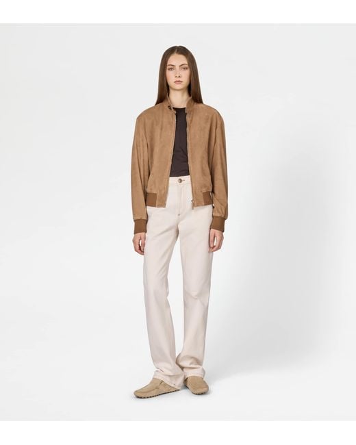 Tod's Brown Bomber Jacket