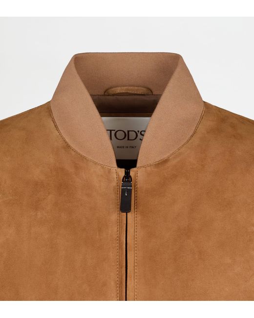 Tod's Brown Bomber Jacket for men