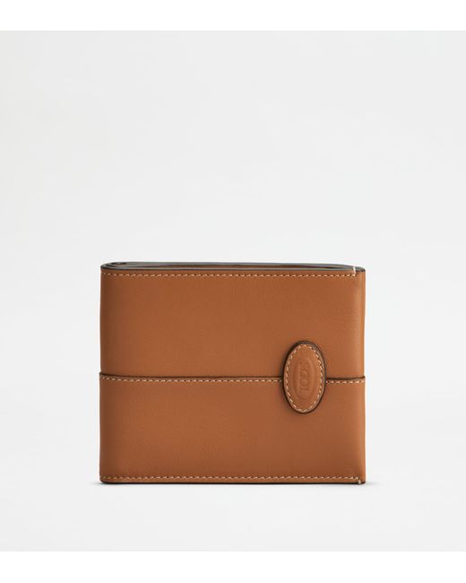 Tod's Brown Card Holder for men