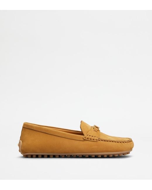 Tod's Brown City Gommino Loafers