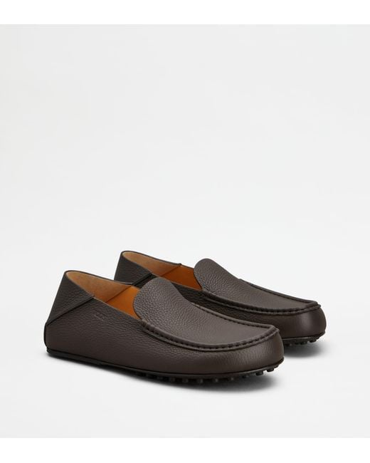 Tod's Black Slipper Loafers for men