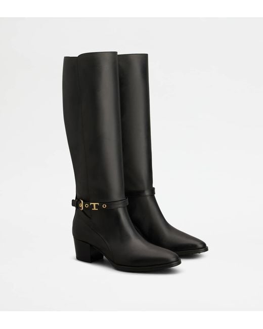 Tod's Black Boots