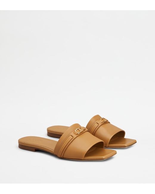 Tod's Natural Sandals