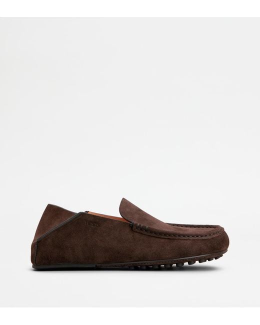 Tod's Brown Slipper Loafers for men