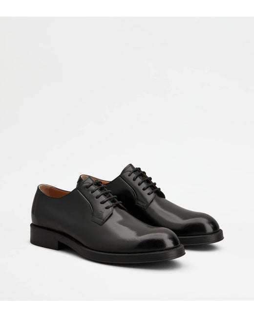 Stringata di Tod's in Black da Uomo