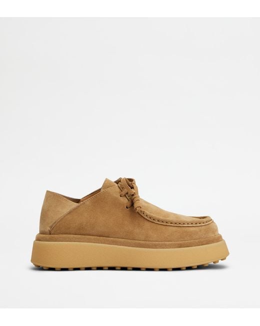 Tod's Brown Mule Loafers