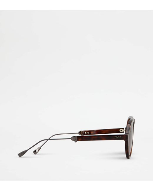 Tod's Brown Foldable Sunglasses for men