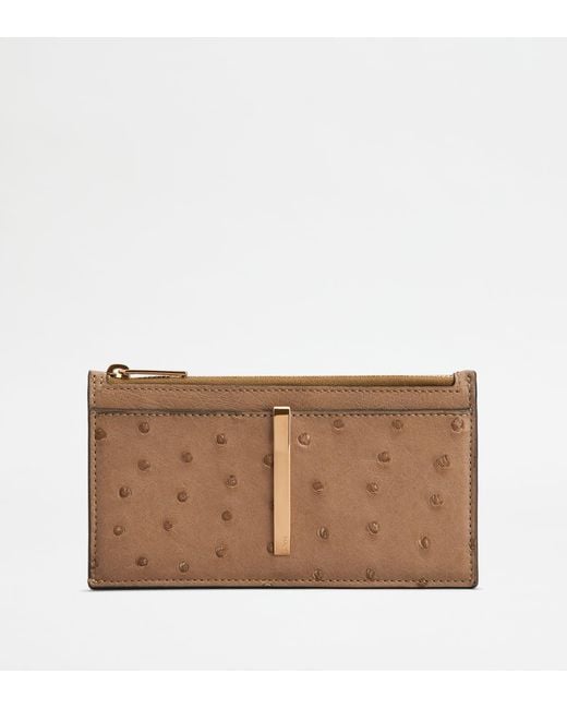 Tod's Brown Card Holder