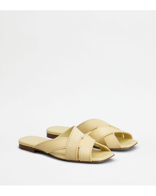Tod's Natural Sandals