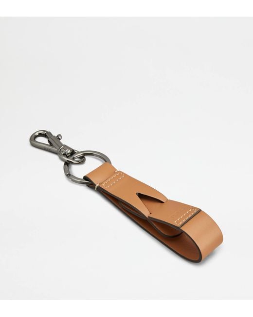 Tod's White Key Holder for men