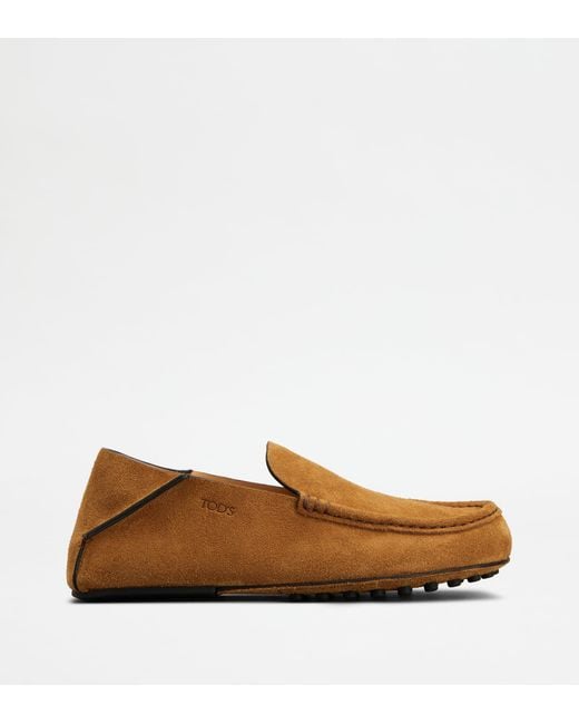 Tod's Brown Slipper Loafers for men