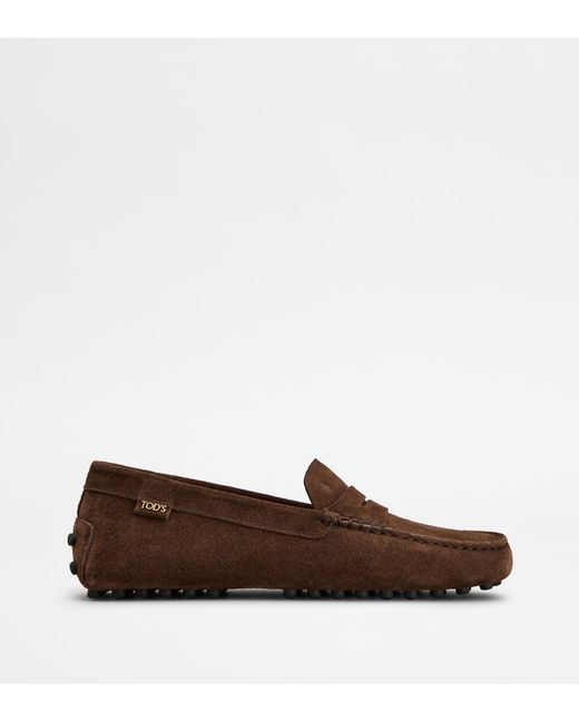 Tod's Brown Gommino Loafers