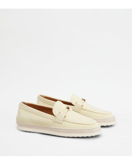 Tod's Natural Loafers