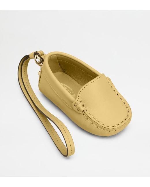 Tod's Metallic Metal Dots Gommino Charm