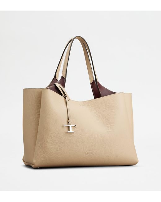 Tod's Natural Bag In Leather Medium
