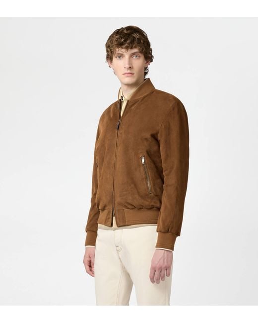Tod's Brown Brera Bomber Jacket for men