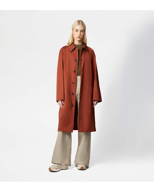 Tod's Red Raincoat
