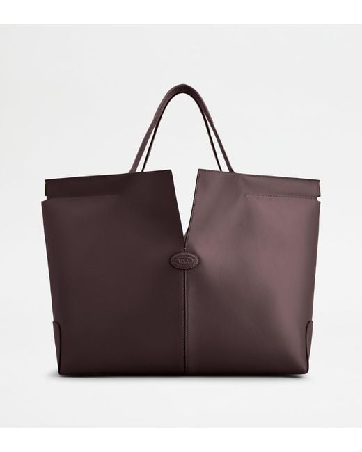 Di Bag Folio di Tod's in Purple